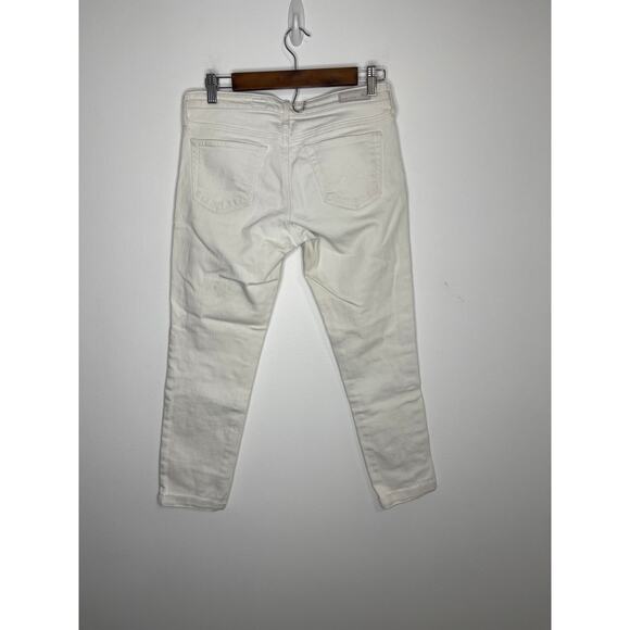 Adriano Goldschmied AG white jeans denim pants 28 like 8 Stilt Roll-up Cigarette - Picture 12 of 15
